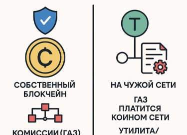 &nbsp;Статья просто объясняет, чем отличается коин от токена, как устроены слои экосистемы и почему комиссии платятся коином сети. Разбираем смысл ...